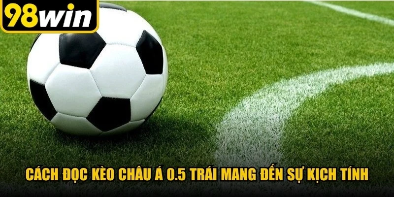 Cách đọc kèo Châu Á 0.5 trái mang đến sự kịch tính, đầy lôi cuốn