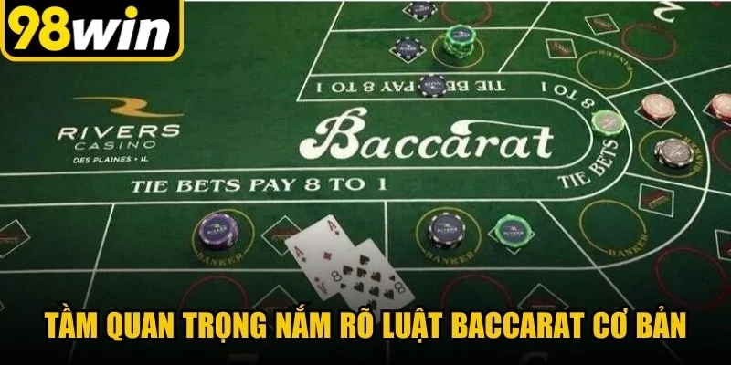 Tầm quan trọng nắm rõ luật baccarat cơ bản