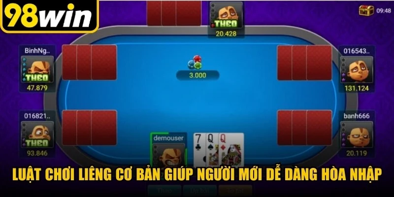 Nắm vững luật chơi Liêng cơ bản cũng giúp người mới dễ dàng hòa nhập