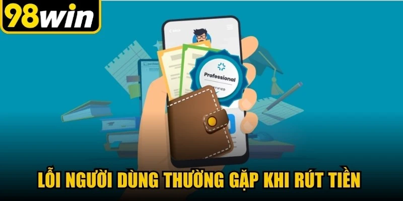 Lỗi người dùng thường gặp khi rút tiền tại 98WIN